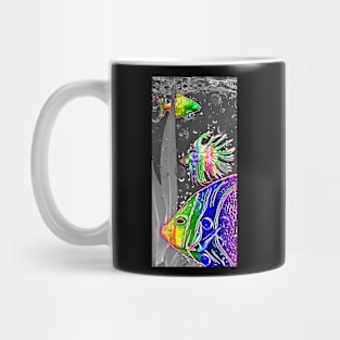 Aquarium Neon Close Up Mug